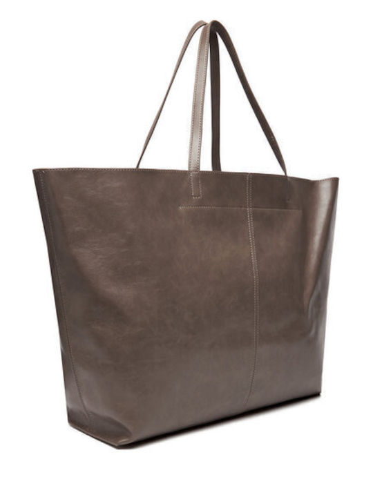 Damentasche Schultertasche Flieder