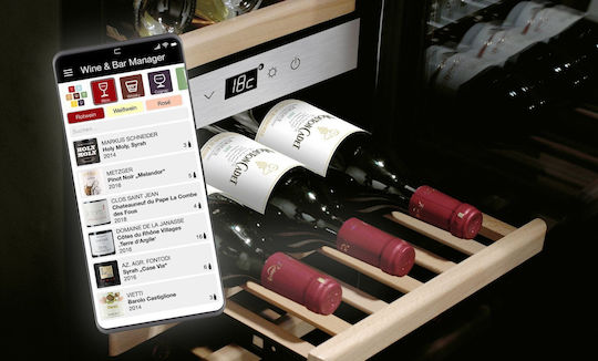 Caso Smart Winecomfort Συντηρητής Κρασιών 126 Φιαλών