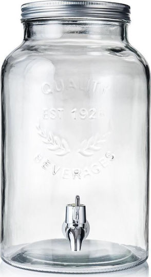 Zaros Distribuitor de băuturi De sticlă cu robinet 5.5lt
