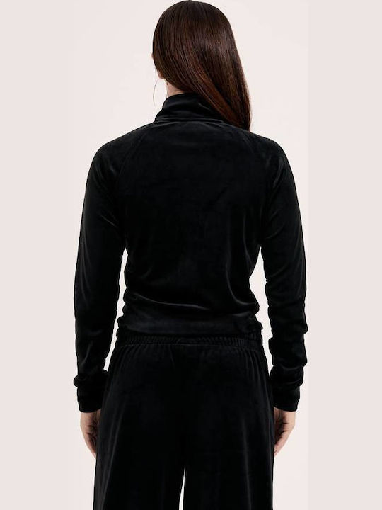 Women's Sweatshirt Velvet Black