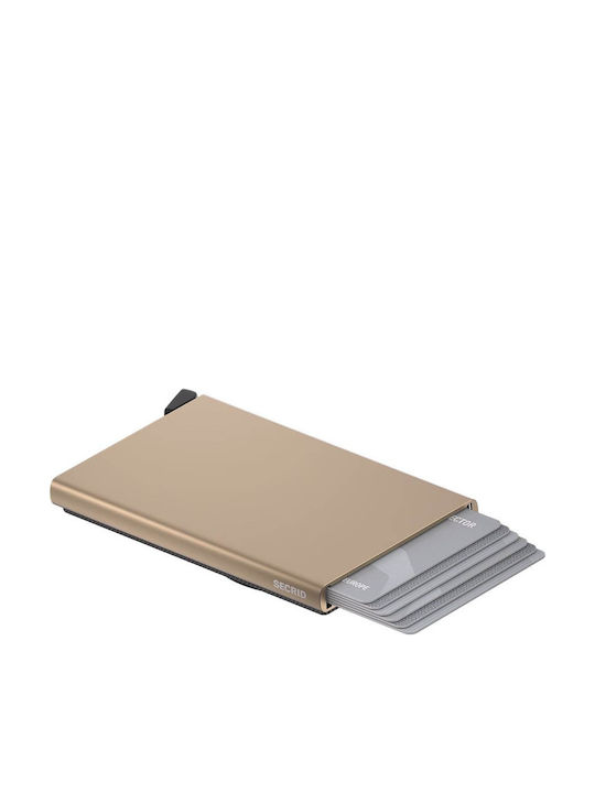 Men's Wallet Cards with RFID Beige