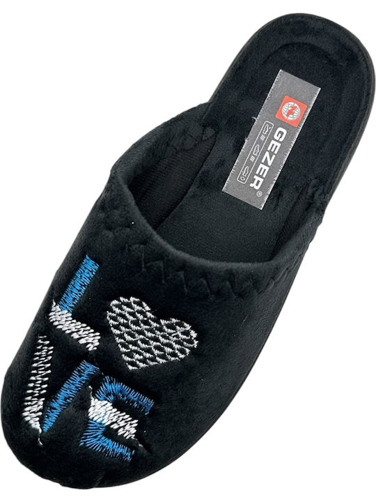 Papuci de Damă de Iarnă Negre