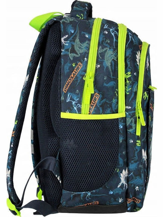 School Backpack Dino Glow In Dark Stk-15 Pb1/12