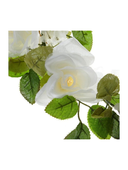Illuminated Garland Large Roses Wilton