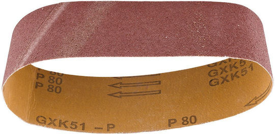 Graphite Schleifband K80 75x457mm Set 3Stück