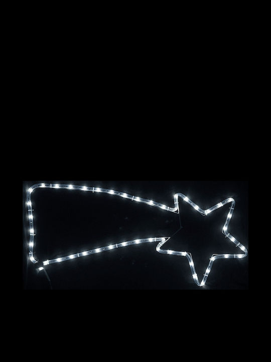 Eurolamp Plastic Illuminated Christmas Decorative Pendant Star 29x20x71cm