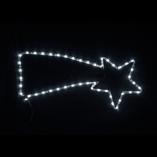 Eurolamp Plastic Illuminated Christmas Decorative Pendant Star 29x20x71cm