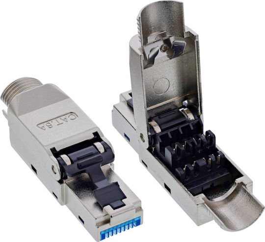 Инлайн Rj45 Конектор Cat.6a 500mhz Екранируем Полеви