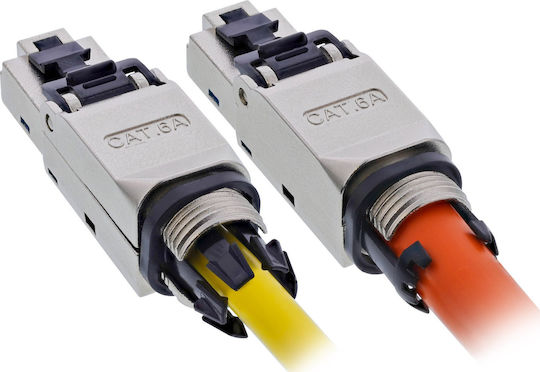 Инлайн Rj45 Конектор Cat.6a 500mhz Екранируем Полеви