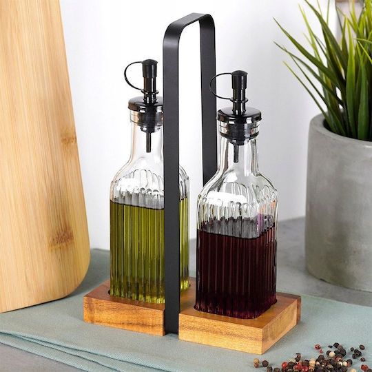 Vilde Öl- & Essigspender-Set Glas mit Ausgießer 190ml