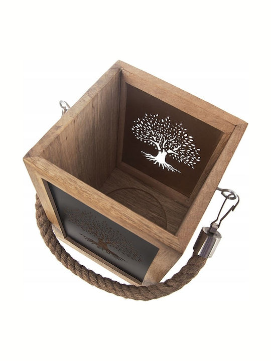 Orion Christmas Wood Lantern