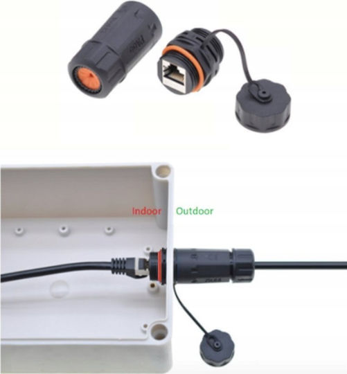 Techly Iwp-md C6a-ipglt Schimbător De Sex Pentru Cablu Rj45 Negru