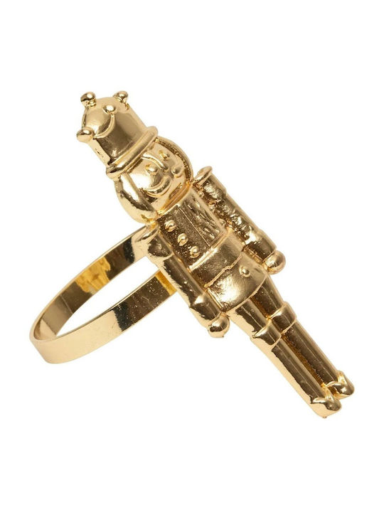 Golden Napkin Rings Nutcracker 4 Pieces Golden Napkin Rings Nutcracker 4 Pieces