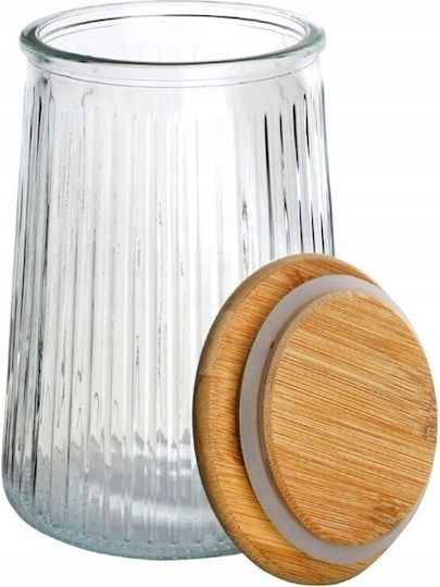 Koopman General Use Glass Jar with Lid Transparent 950ml
