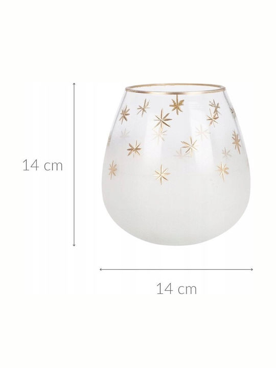 Home&Styling Collection Χριστουγεννιάτικο Κηροπήγιο 14εκ.