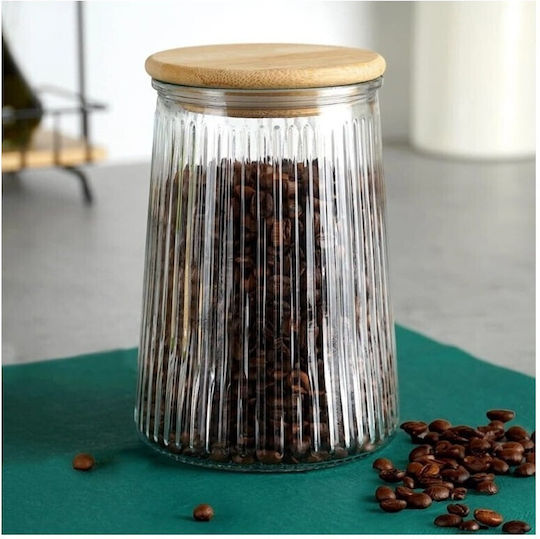 Koopman General Use Glass Jar with Lid Transparent 950ml