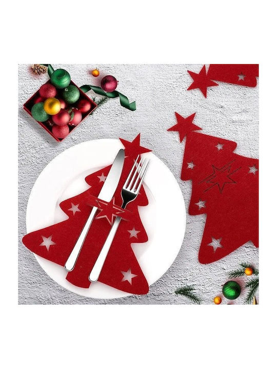 Vilde Set Weihnachtliche Besteckhalter 6Stück