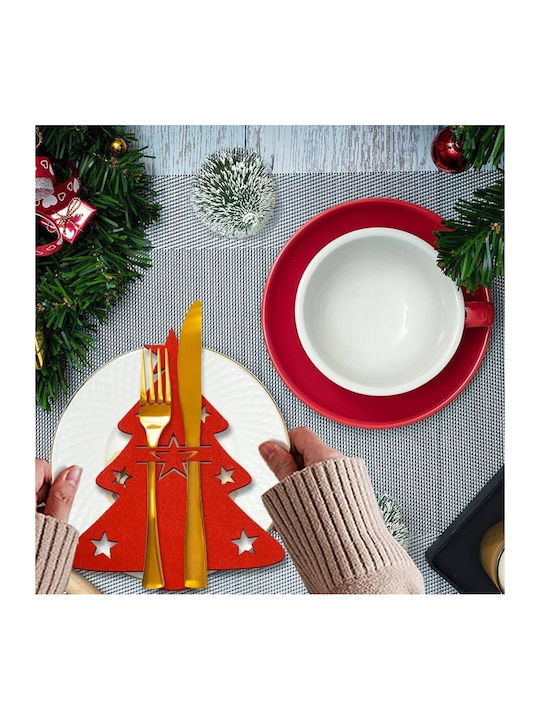 Vilde Set Weihnachtliche Besteckhalter 6Stück