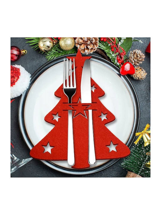 Vilde Set Weihnachtliche Besteckhalter 6Stück