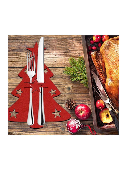 Vilde Set Weihnachtliche Besteckhalter 6Stück