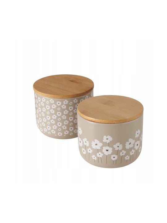 Boltze Vase General Use with Lid Ceramic 450ml