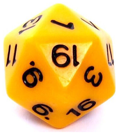Rebel Σετ Ζαριών Rpg Ματ Κίτρινα