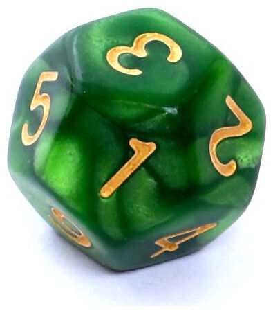 Rebel RPG Dice Set Pearl Green
