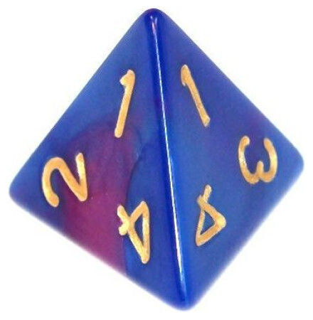 Rebel RPG Dice Set Two-Tone Dark Blue-Purple