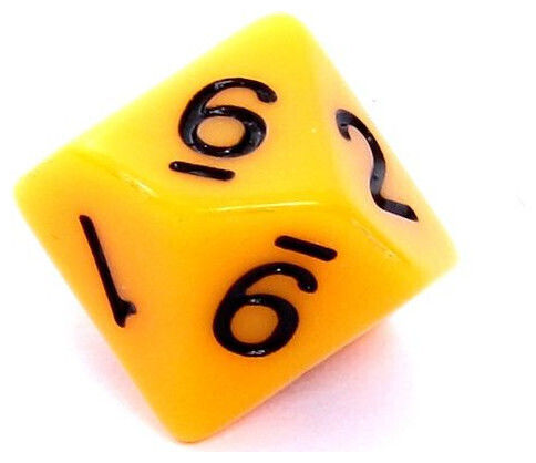 Rebel Σετ Ζαριών Rpg Ματ Κίτρινα