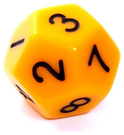 Rebel Σετ Ζαριών Rpg Ματ Κίτρινα