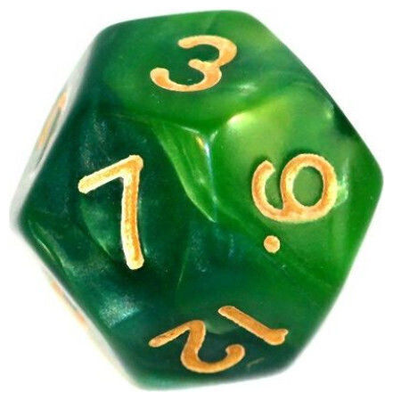 Rebel Σετ Ζαριών Rebel Rpg Δίχρωμα Μέντα-πράσινα