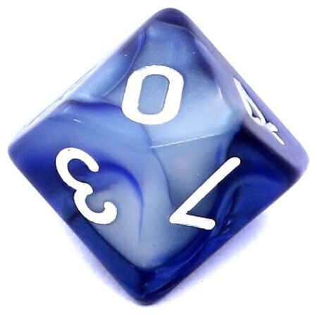 Rebel Σετ Ζαριών Rpg Δίχρωμα Μωβ-ασημί