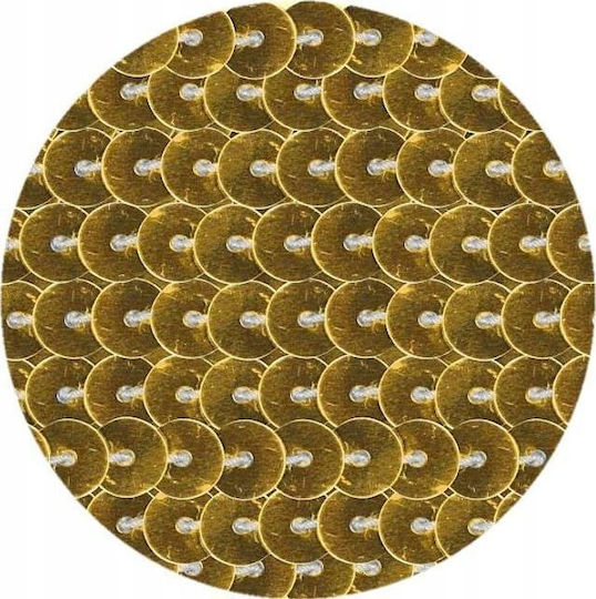 Craft Fun Mărgele Panglică 6mm 2m Aurii