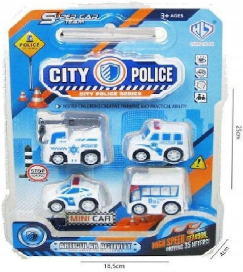 HIPO Police Car (Various Designs) 1pc
