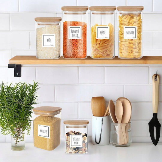 Orion General Use Glass Jar with Lid Transparent 850ml