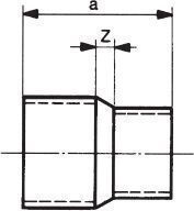 Conex Reducing Connector Series 5000 18 X 15mm 5240018015000