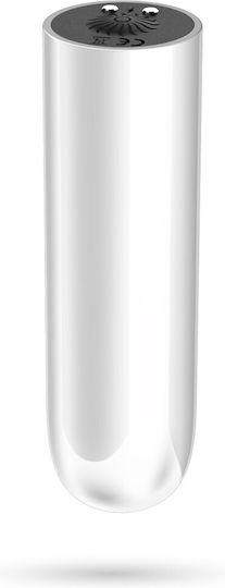 Crushious Mini Vibrator Geschoss 8,6cm Weiß