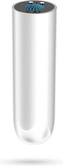 Crushious Mini Vibrator Geschoss 8,6cm Weiß
