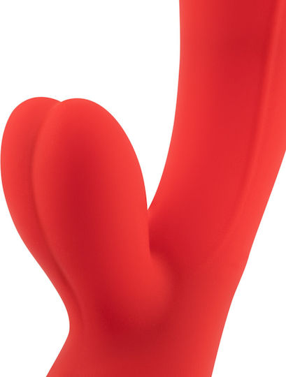 Crushious Δονητής Rabbit Κόκκινος