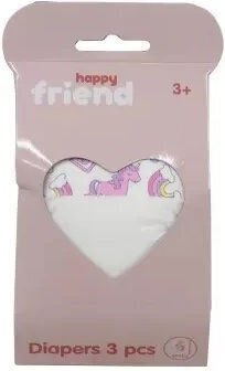 Happy Friend Пелени 3 броя 25-35см Бебешки Кукли
