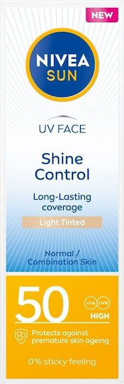 Nivea Sun Αντηλιακή Κρέμα Προσώπου SPF50 με Χρώμα 50ml