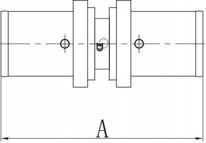 Diamond Doppelverbindung Fitting Zł-Doppel Pex-al-Pex Messing 16x20 Fzz-003.16x20.zł-2