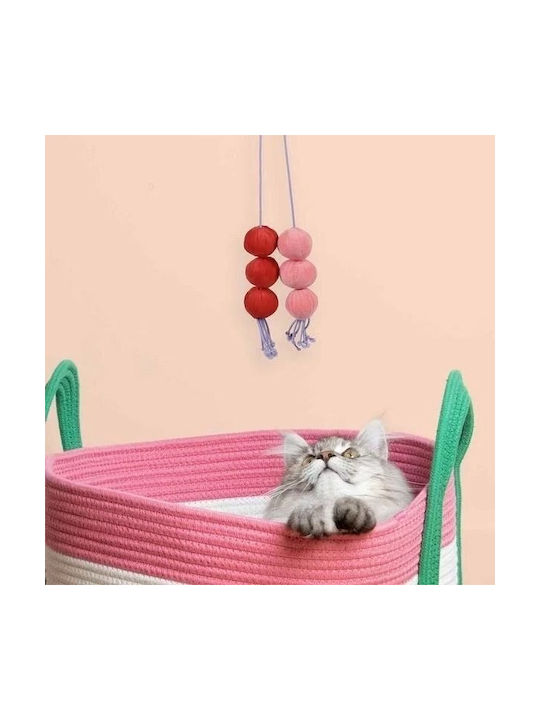 Coocoo Plush Toy Cats Pink Balls 60cm