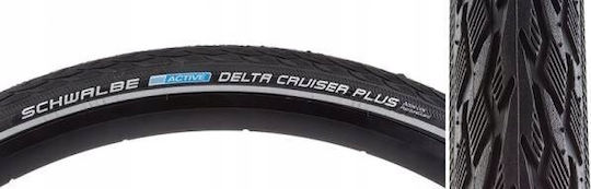 Schwalbe Cauciuc Bicicletă 28" Schwalbe Delta Cruiser Plus Hs 431 Active Cablat 50-622 28x2.00 Reflex