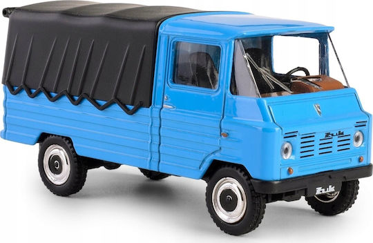 Daffi Metal Modeling Figure Car Blue in Scale 1:43