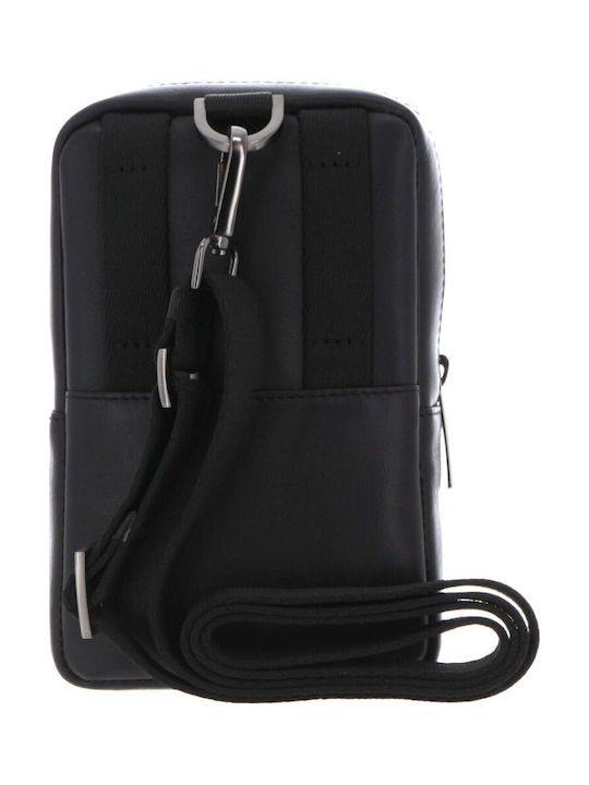 Leather Men's Bag Shoulder / Crossbody Black