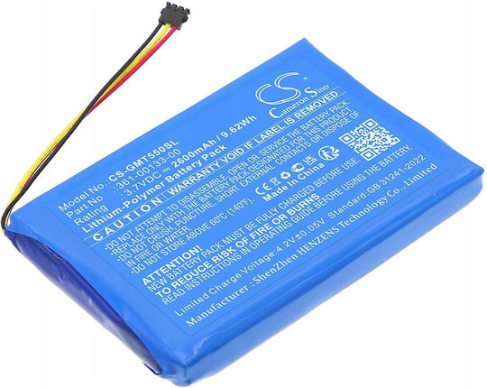 Battery Type 361-00133-00 Garmin Navigation Tread 5.5 Zumo Xt Cs-gmt550sl