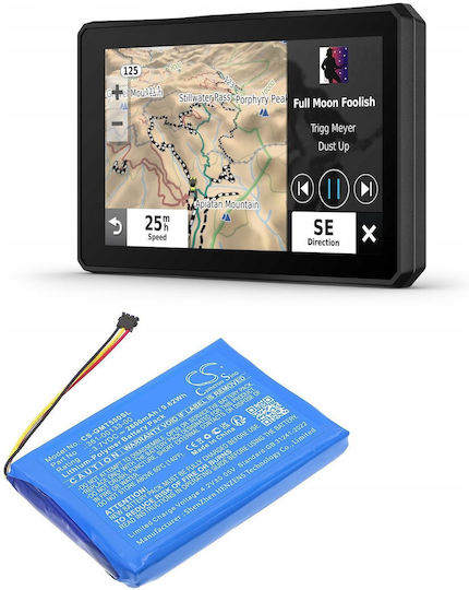 Battery Type 361-00133-00 Garmin Navigation Tread 5.5 Zumo Xt Cs-gmt550sl