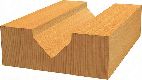 Bosch Expert V-groove Cutter Wood 31.8mm 90° 8mm Shank Double-edged
