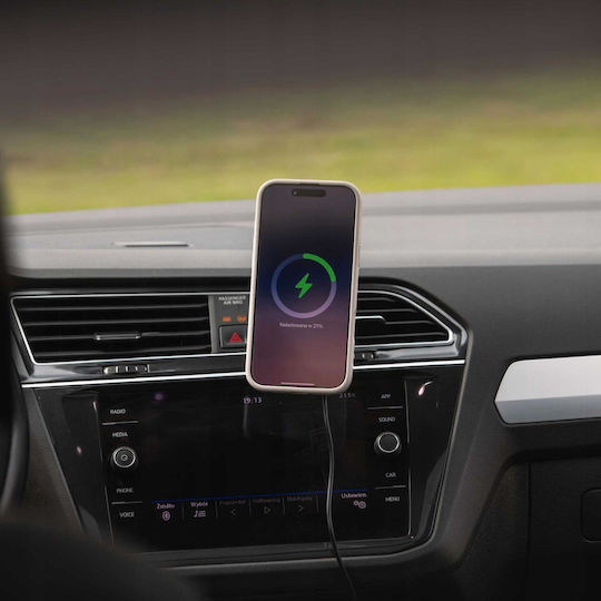 Car Mobile Mount Spacecase Wm11b Air Vent Wireless Magnetic Charging Magsafe 15w Black 5905719119690 5905719119690